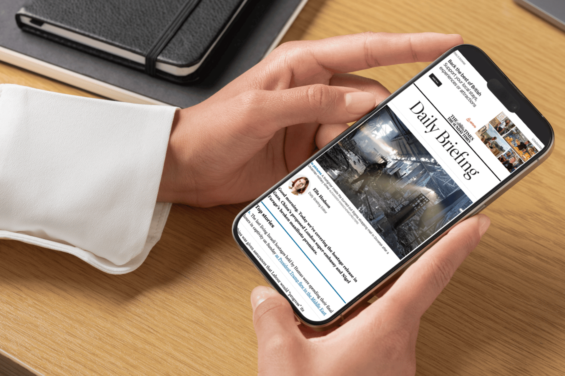 MessageSpace daily political briefing newsletter placement