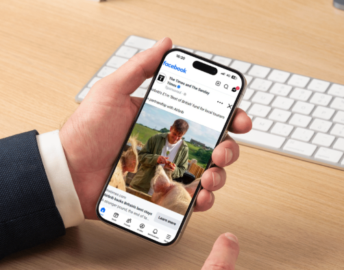 Data-Driven Social — example of MessageSpace data-driven social campaign