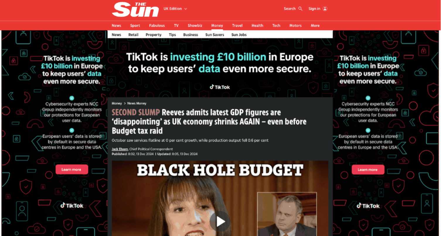 TikTok — campaign imagery for MessageSpace case study