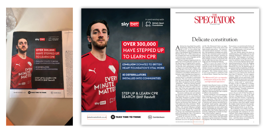 Specialist Political and Financial Publishers — example of MessageSpace specialist political and financial publishers campaign